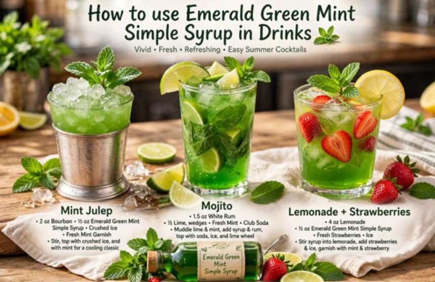 How to Use Your Syrup in Drinks and Desserts