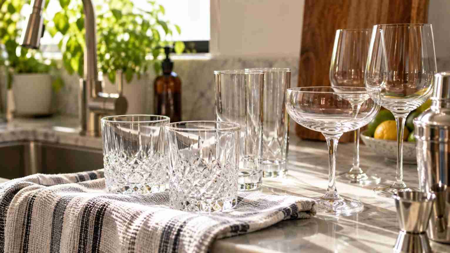 Clean Glassware Is Part of the Drink