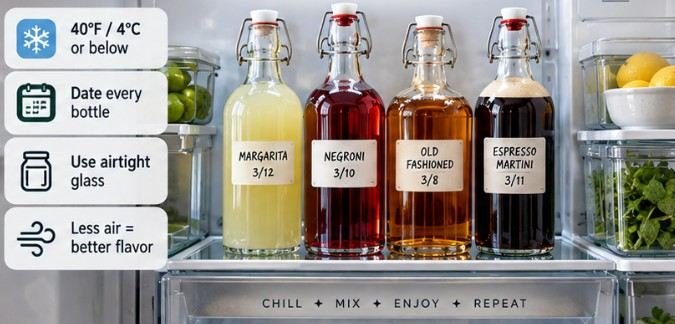 Common Batch-Cocktail Storage Mistakes