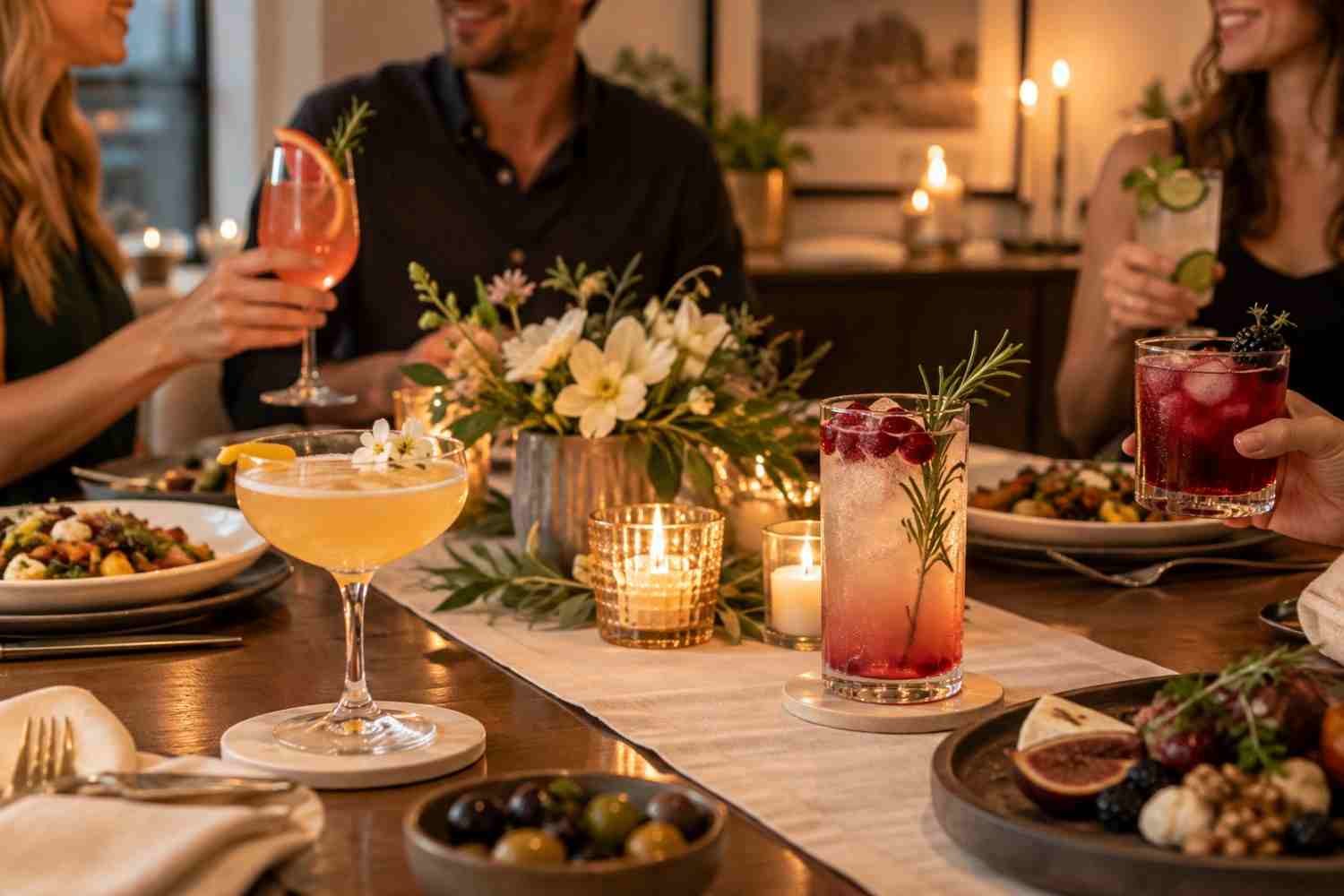 Elegant Mocktails for Dinner Parties