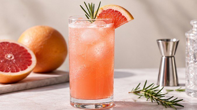Fresh Grapefruit Paloma