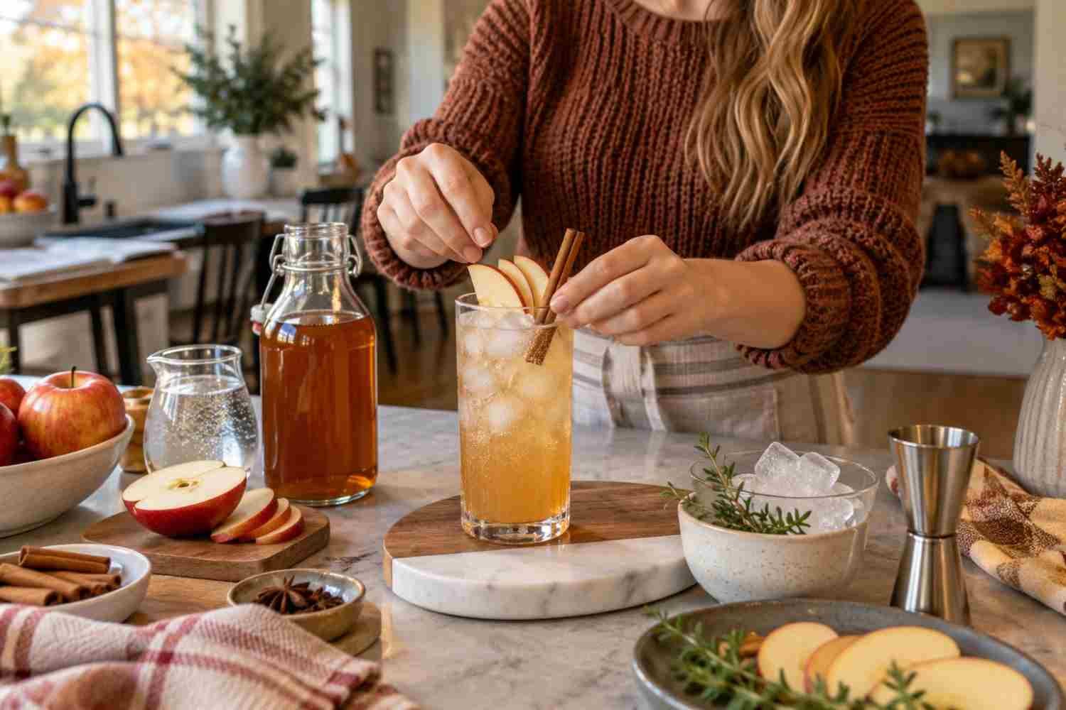 How to Build a Balanced Apple Mocktail