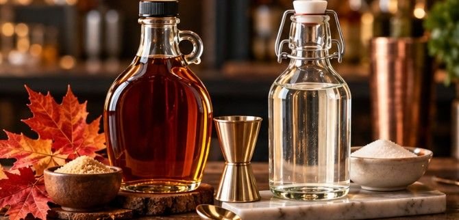Maple Syrup vs Simple Syrup in Cocktails: Why the Swap Changes More Than Sweetness