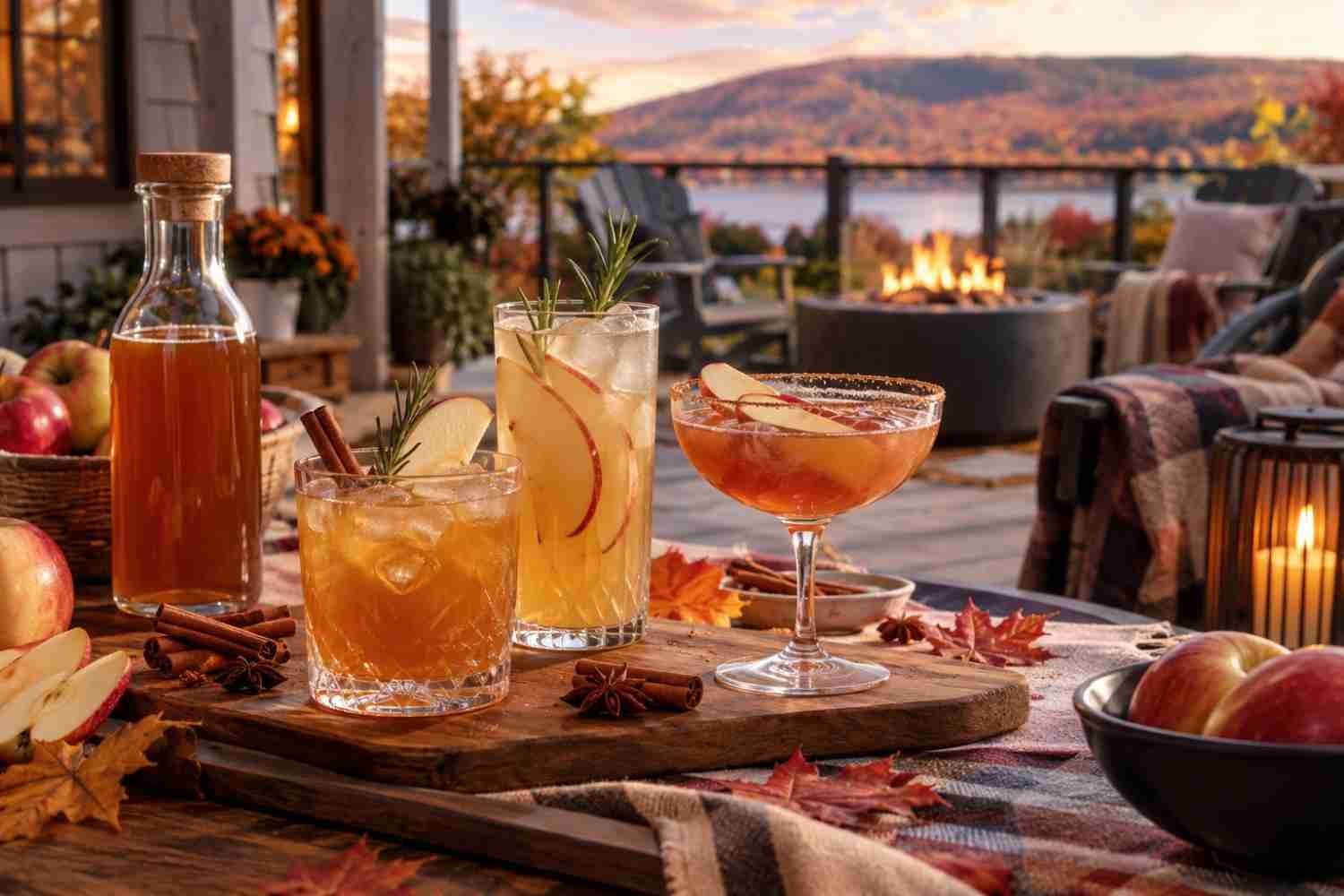 Refreshing Fall Mocktails With Homemade Apple Syrup for Any Occasion