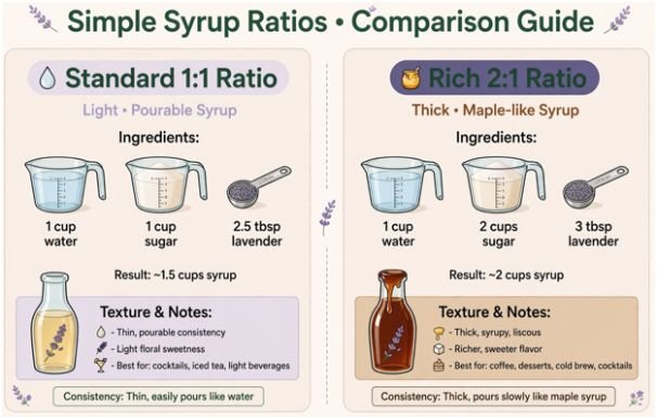 The Exact Dried Lavender Simple Syrup Recipe Ratio