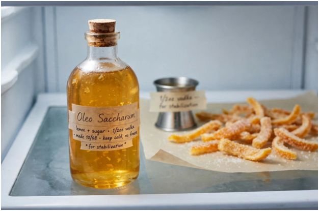 How to Fix, Stabilize, and Store Citrus Oleo Saccharum