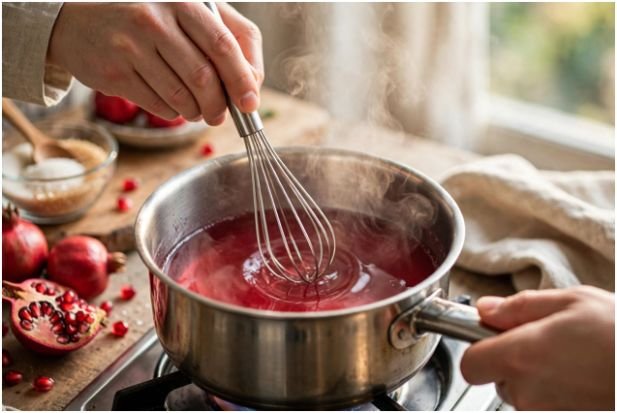 How I Make Real Grenadine Step by Step
