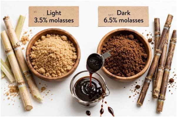 Light vs. Dark Brown Sugar: Moisture and Brix Variance