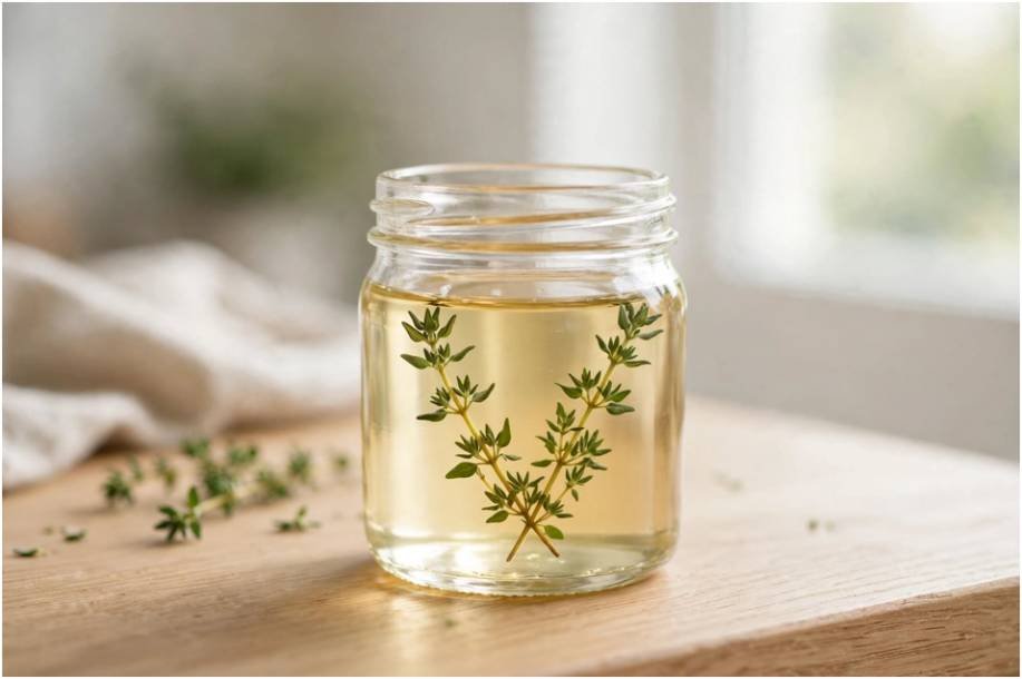 Fresh Thyme Simple Syrup Recipe (Bartender Tested)