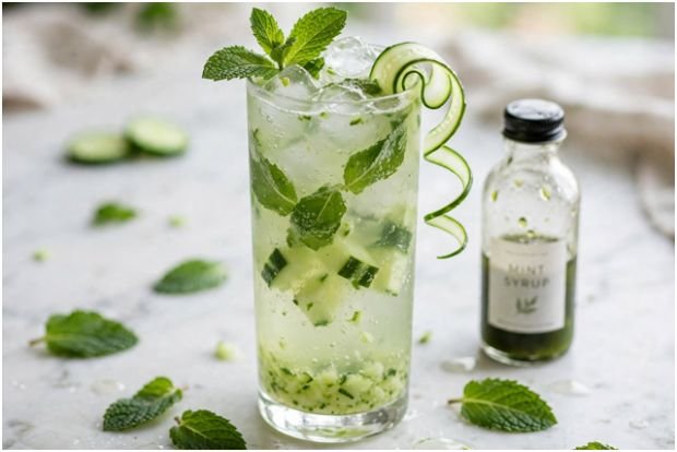 Fizzy Cucumber Mint Spritzer