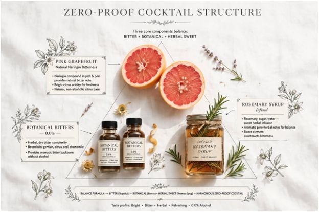 layering zero-proof bitters