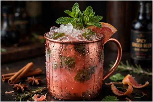 Fiery Bitter Ruby Mule