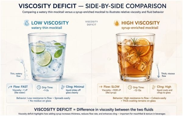 The Viscosity Deficit: Why Zero-Proof Drinks Need Syrup More Than Cocktails