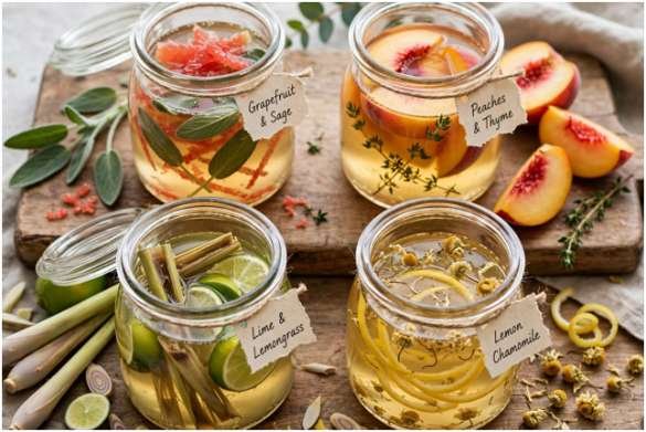 Fruity and Botanical Combinations for Club Soda
