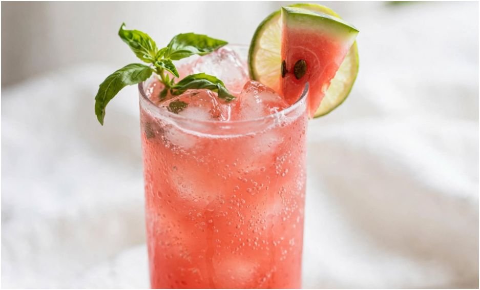 Watermelon Basil Mocktail Recipe: Crisp, Fresh, and Herbaceous