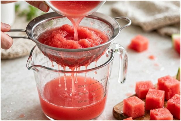 Step-by-Step Watermelon Basil Mocktail Method