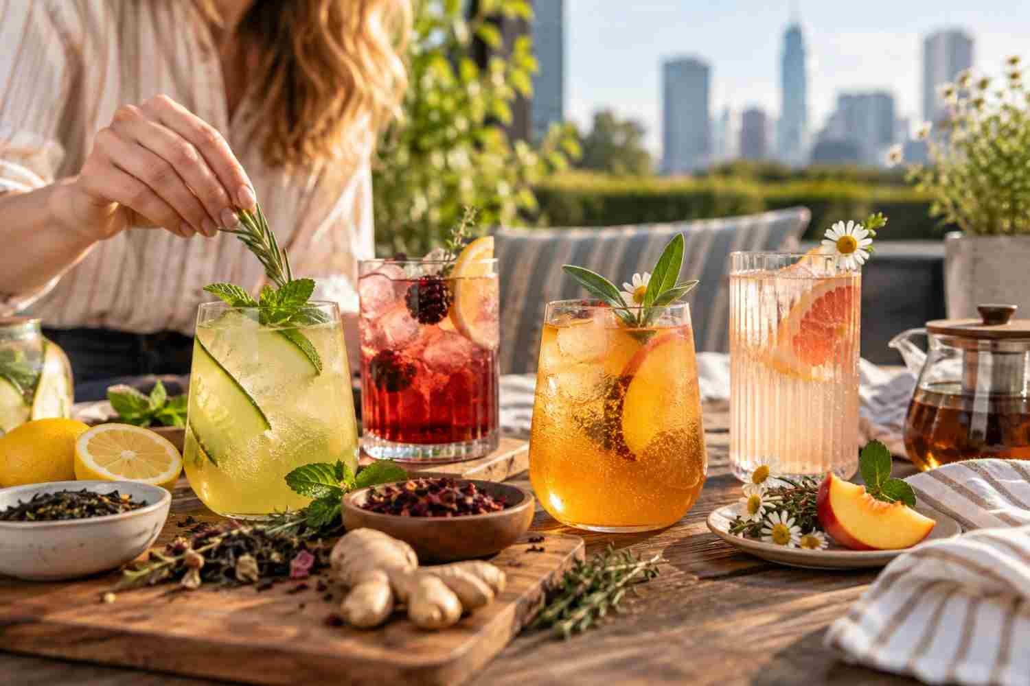 Sparkling Tea Mocktail Recipes That Go Beyond Sweet Drinks