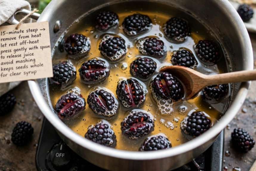 Step-by-Step Instructions for Clear Berry Syrup