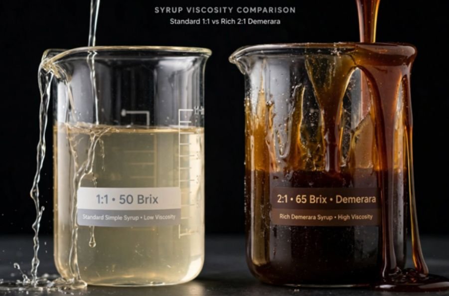The Chemistry of Raw Cane: Demerara vs. White Simple Syrup